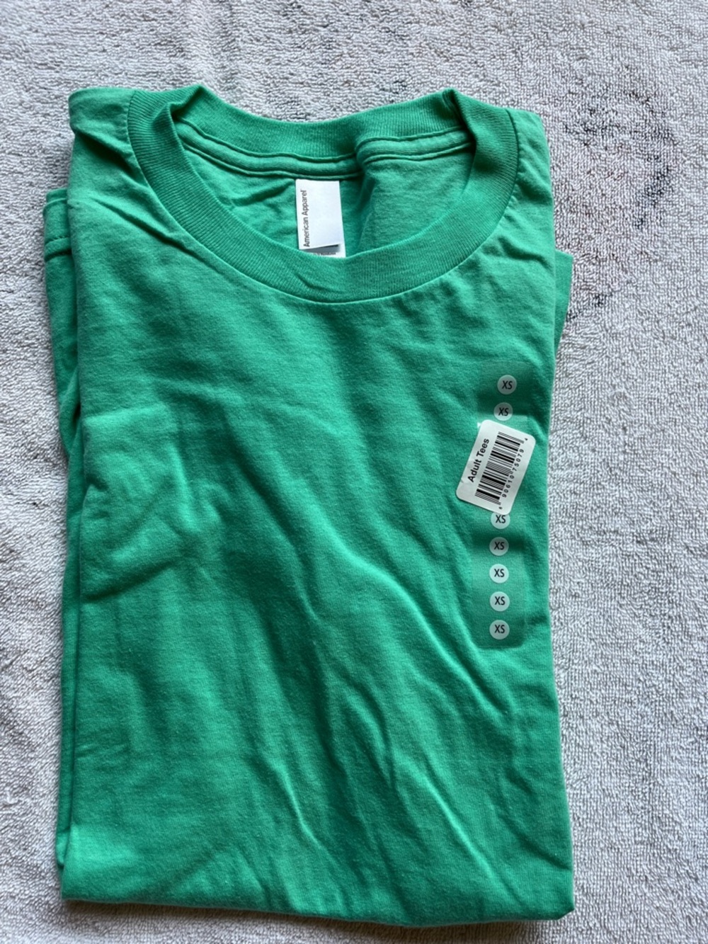 American Apparel Mint Green Crewneck T‑Shirt XS